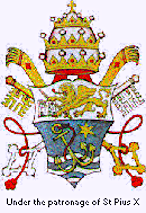 St Pius X Coat of Arms